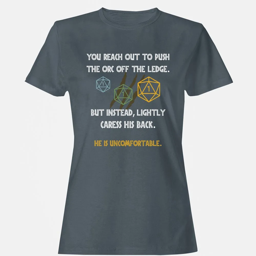 YOU REACH OUT TO PUSH Women's T-Shirt - Charcoal - 3