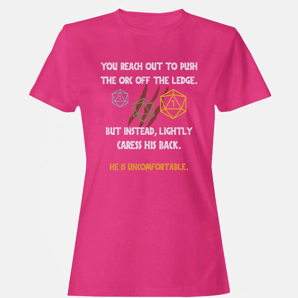 YOU REACH OUT TO PUSH Women's T-Shirt - Heliconia - 6