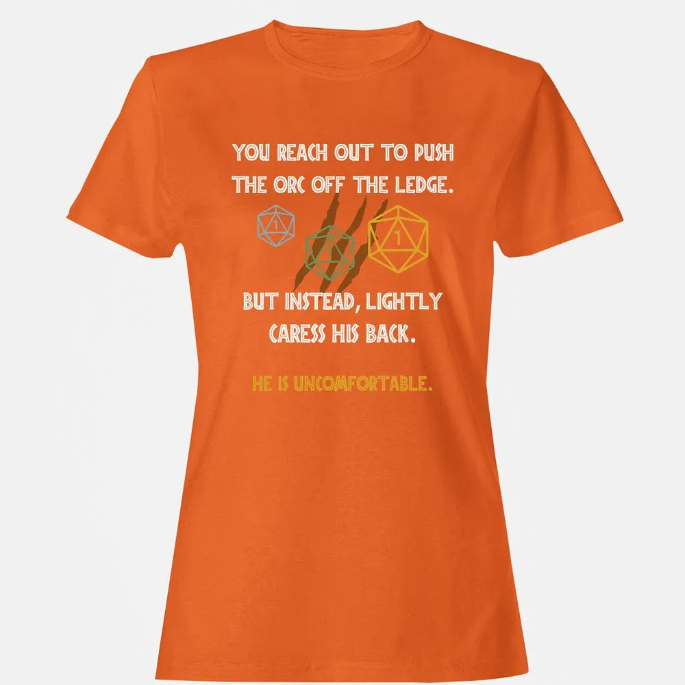 YOU REACH OUT TO PUSH Women's T-Shirt - Orange - 11