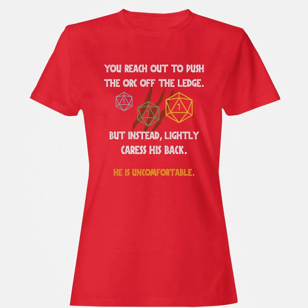 YOU REACH OUT TO PUSH Women's T-Shirt - Red - 13