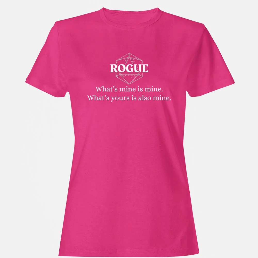 Rogue – What’s Mine Is Mine, What’s Yours Is Also Mine Women's T-Shirt - Heliconia - 6