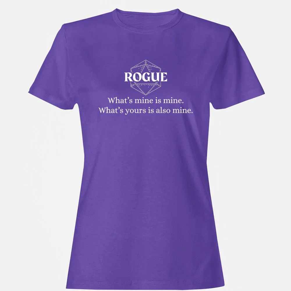 Rogue – What’s Mine Is Mine, What’s Yours Is Also Mine Women's T-Shirt - Purple - 12
