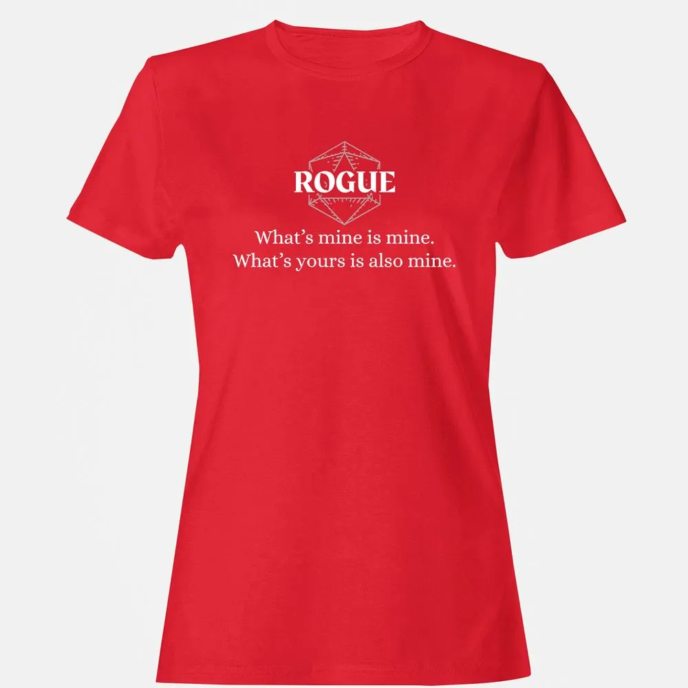 Rogue – What’s Mine Is Mine, What’s Yours Is Also Mine Women's T-Shirt - Red - 13
