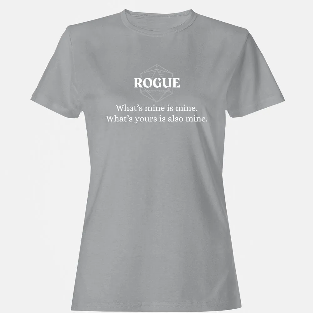 Rogue – What’s Mine Is Mine, What’s Yours Is Also Mine Women's T-Shirt - Sport Grey - 15