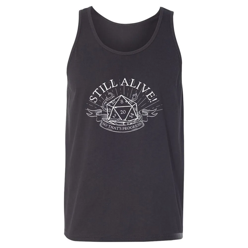 Still Alive So That's Progress - Dark Grey - 7