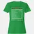 ADHD&D Nutrition Facts Women's T-Shirt - Irish Green - 7