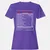 ADHD&D Nutrition Facts Women's T-Shirt - Purple - 12