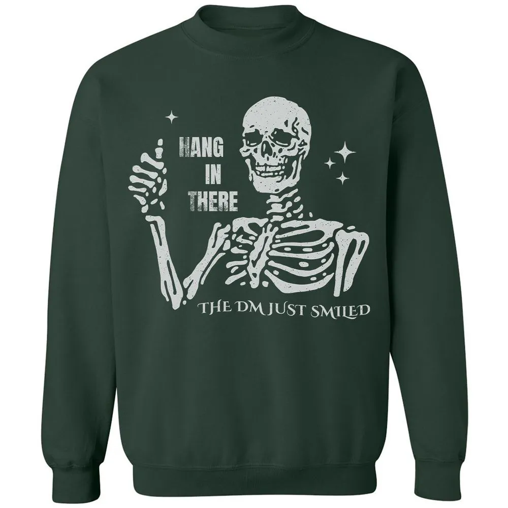 Hang In There – The DM Just Smiled Skeleton - Forest Green - 4