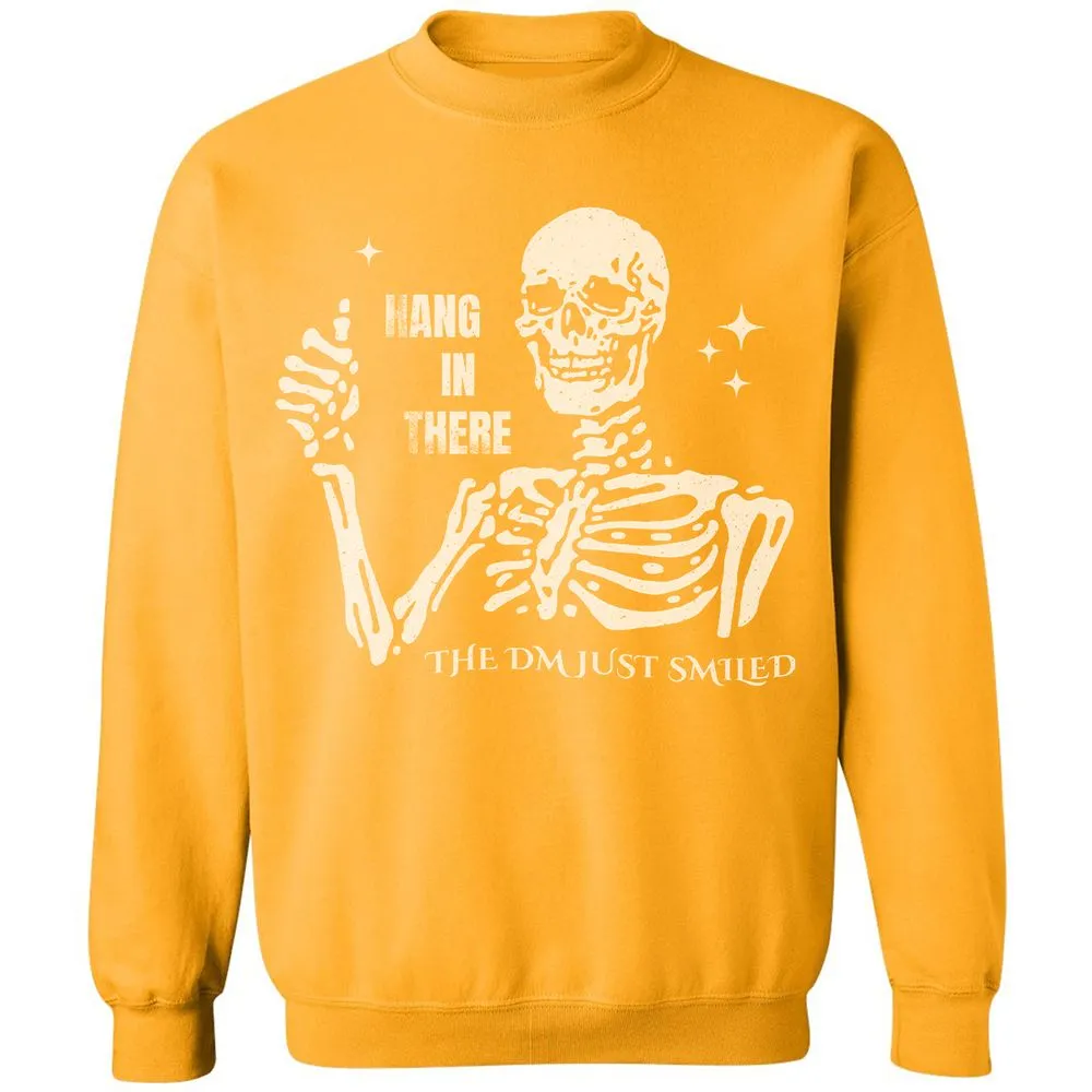 Hang In There – The DM Just Smiled Skeleton - Gold - 11