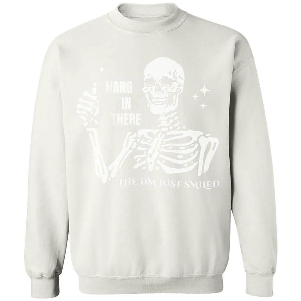 Hang In There – The DM Just Smiled Skeleton - White - 12