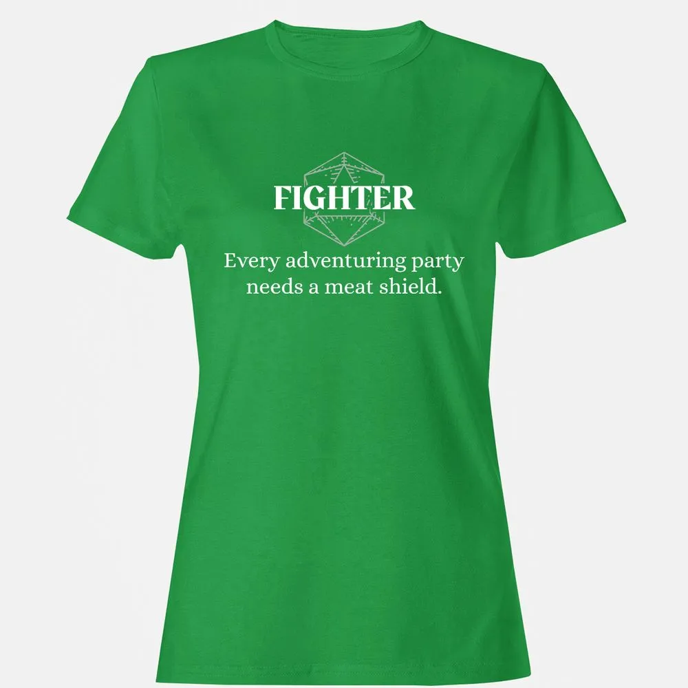 Fighter – Every Party Needs A Meat Shield Women's T-Shirt - Irish Green - 7