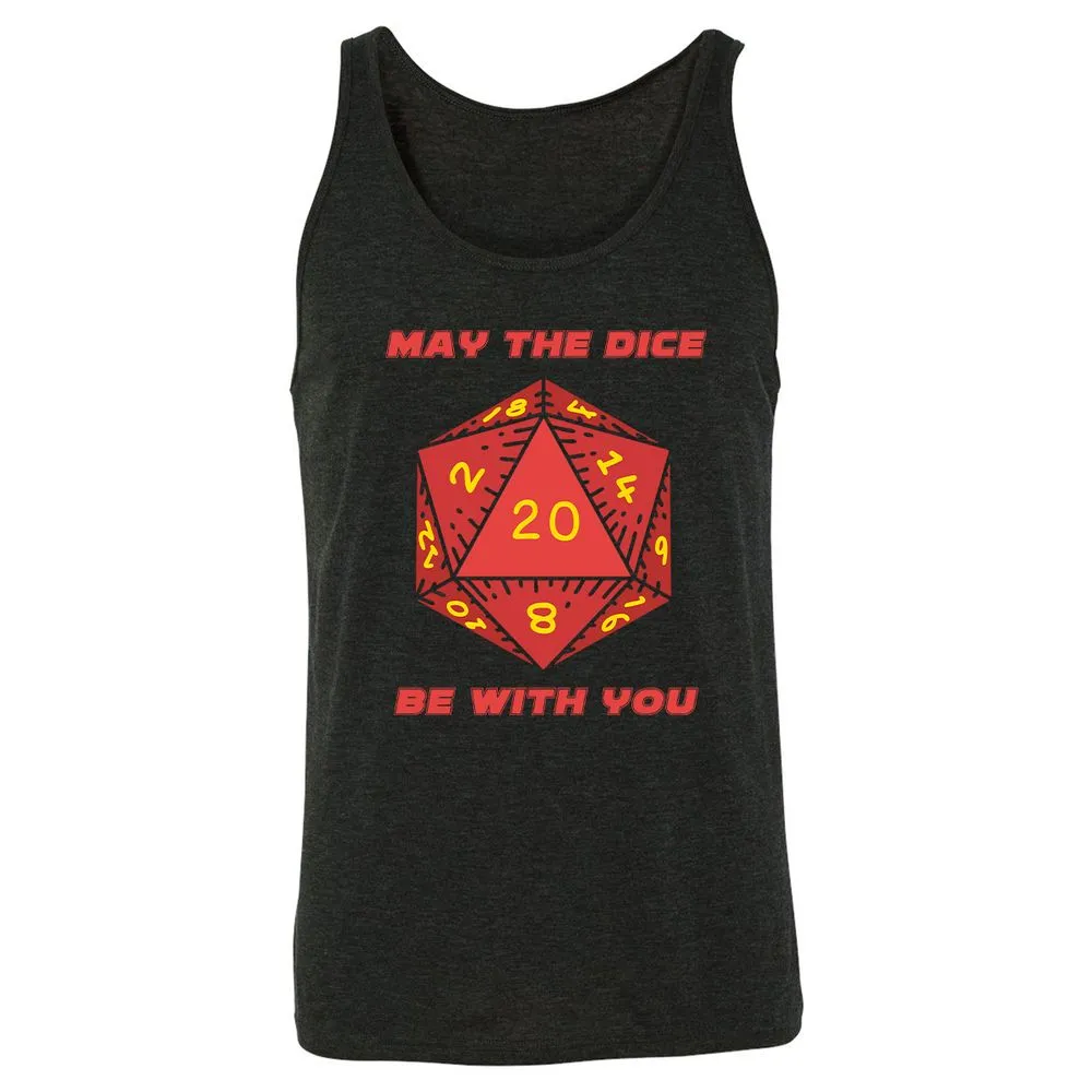 May the Dice Be With You - Charcoal Black Triblend - 5