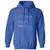 Aries Stats Classic Unisex Hoodie - Royal - 9