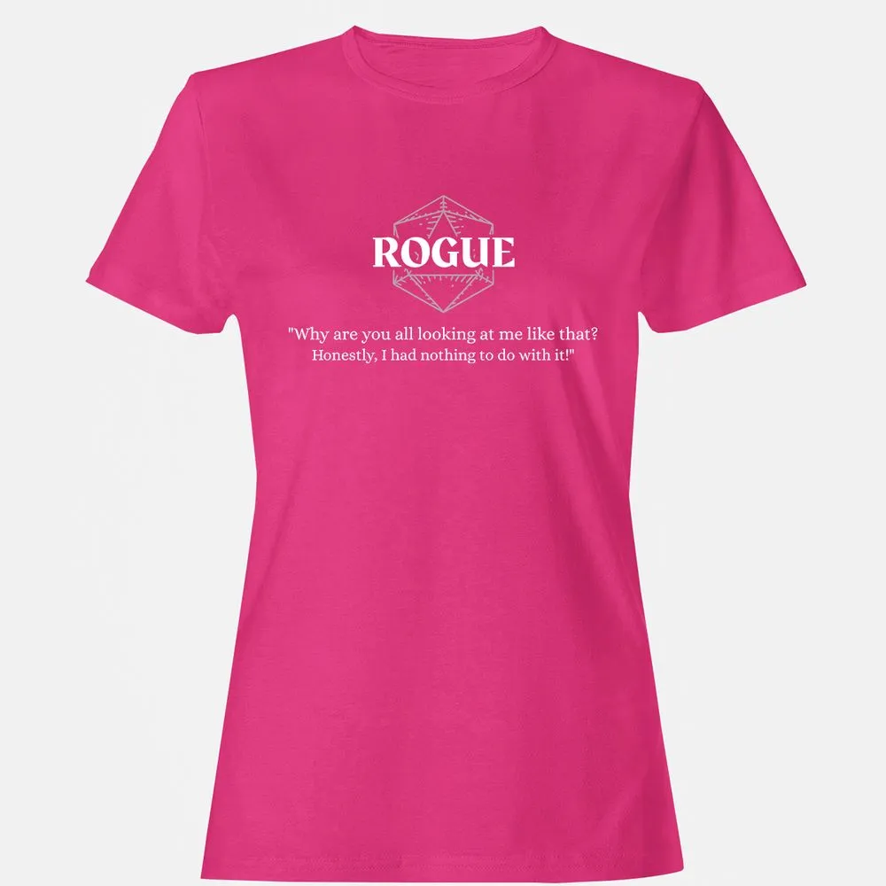 Rogue – Why Are You All Looking At Me Like That Women's T-Shirt - Heliconia - 6