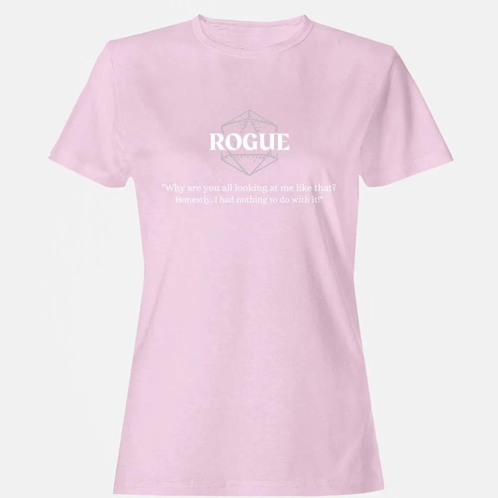 Rogue – Why Are You All Looking At Me Like That Women's T-Shirt - Light Pink - 9