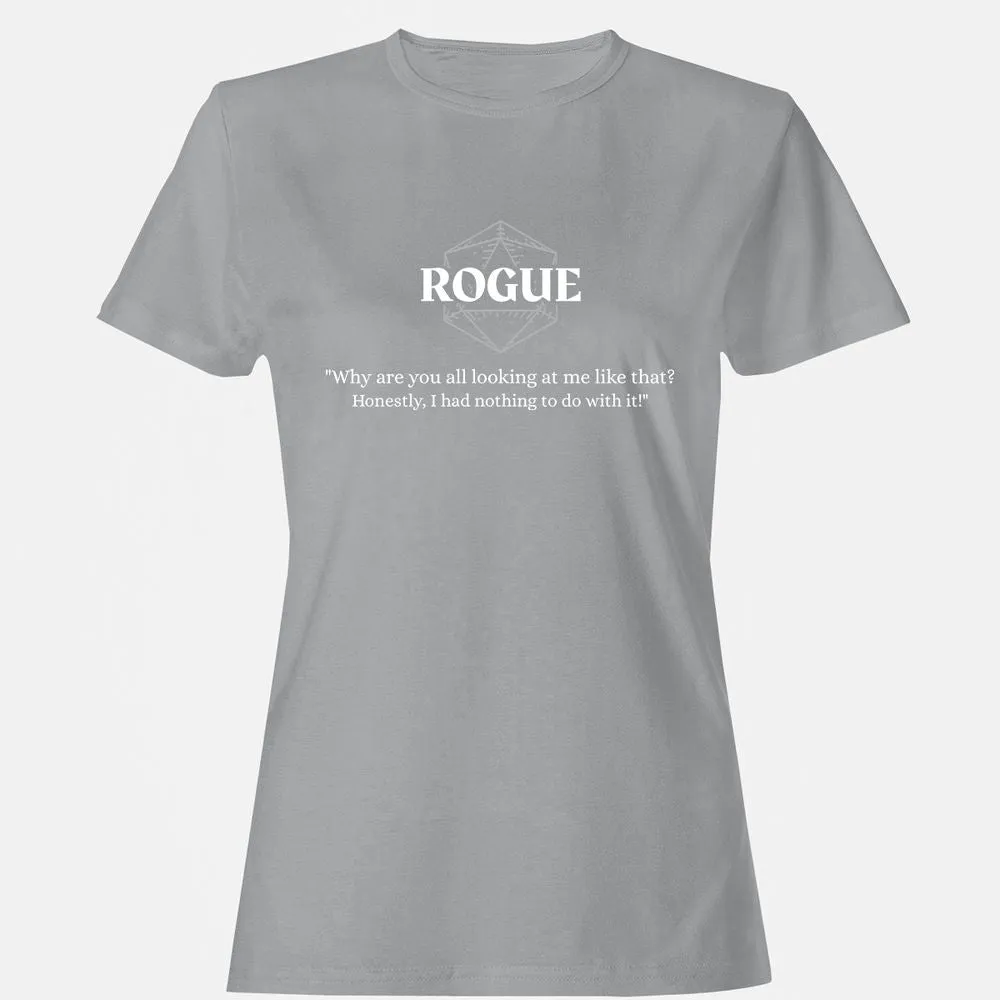 Rogue – Why Are You All Looking At Me Like That Women's T-Shirt - Sport Grey - 15
