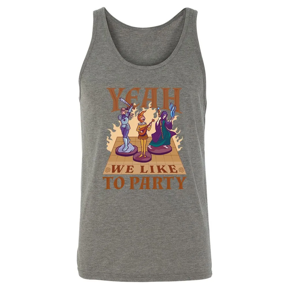 Yeah We Like to Party - Grey Triblend - 8