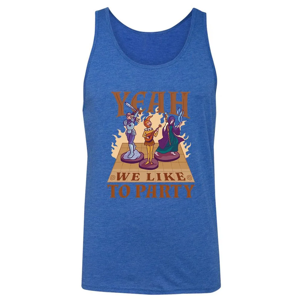 Yeah We Like to Party - True Royal Triblend - 12