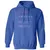 Aquarius Stats Classic Unisex Hoodie - Royal - 9
