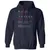 Aquarius Stats Classic Unisex Hoodie - Navy - 2