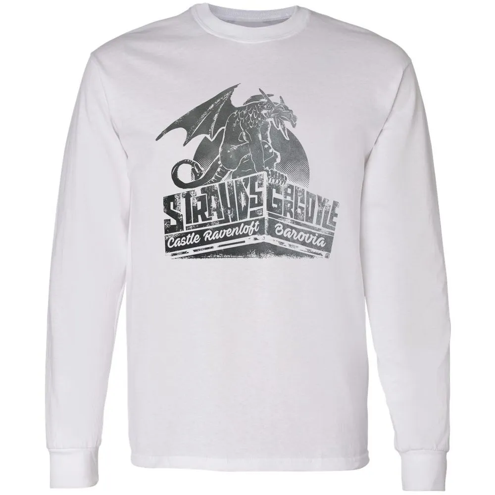 Strahd’s Gargoyle Long Sleeve T-Shirt - White - 5
