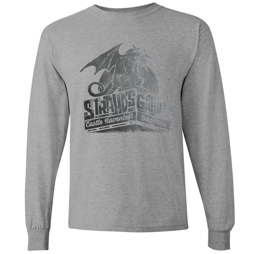 Strahd’s Gargoyle Long Sleeve T-Shirt - Graphite Heather - 6