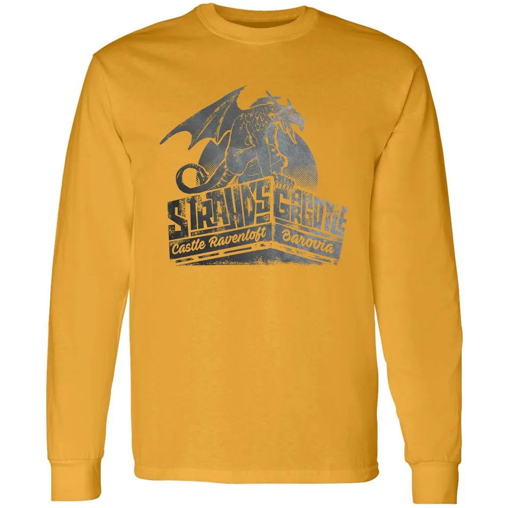 Strahd’s Gargoyle Long Sleeve T-Shirt - Gold - 9
