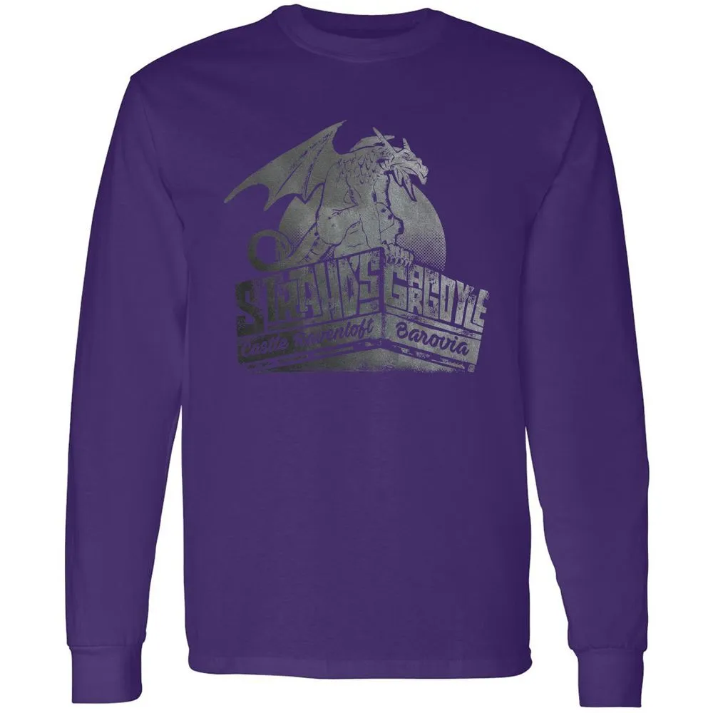 Strahd’s Gargoyle Long Sleeve T-Shirt - Purple - 13
