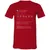 Aquarius Stats Unisex V-Neck T-Shirt - Red - 3