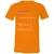 Aquarius Stats Unisex V-Neck T-Shirt - Orange - 11