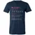 Aquarius Stats Unisex V-Neck T-Shirt - Heather Navy - 15
