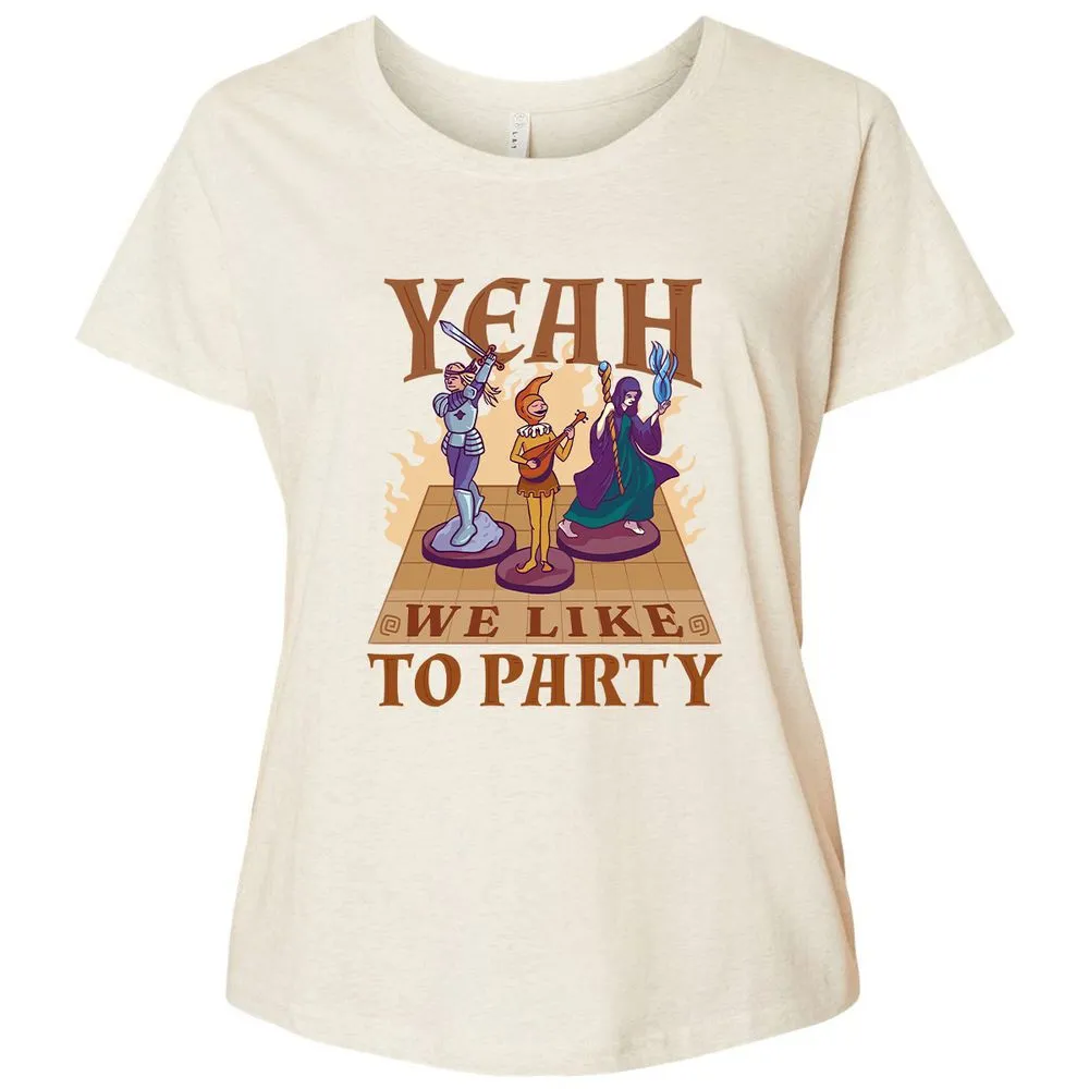 Yeah We Like to Party - Natural Heather - 8