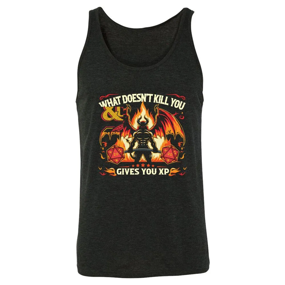 What Doesn’t Kill You Gives You XP - Charcoal Black Triblend - 5