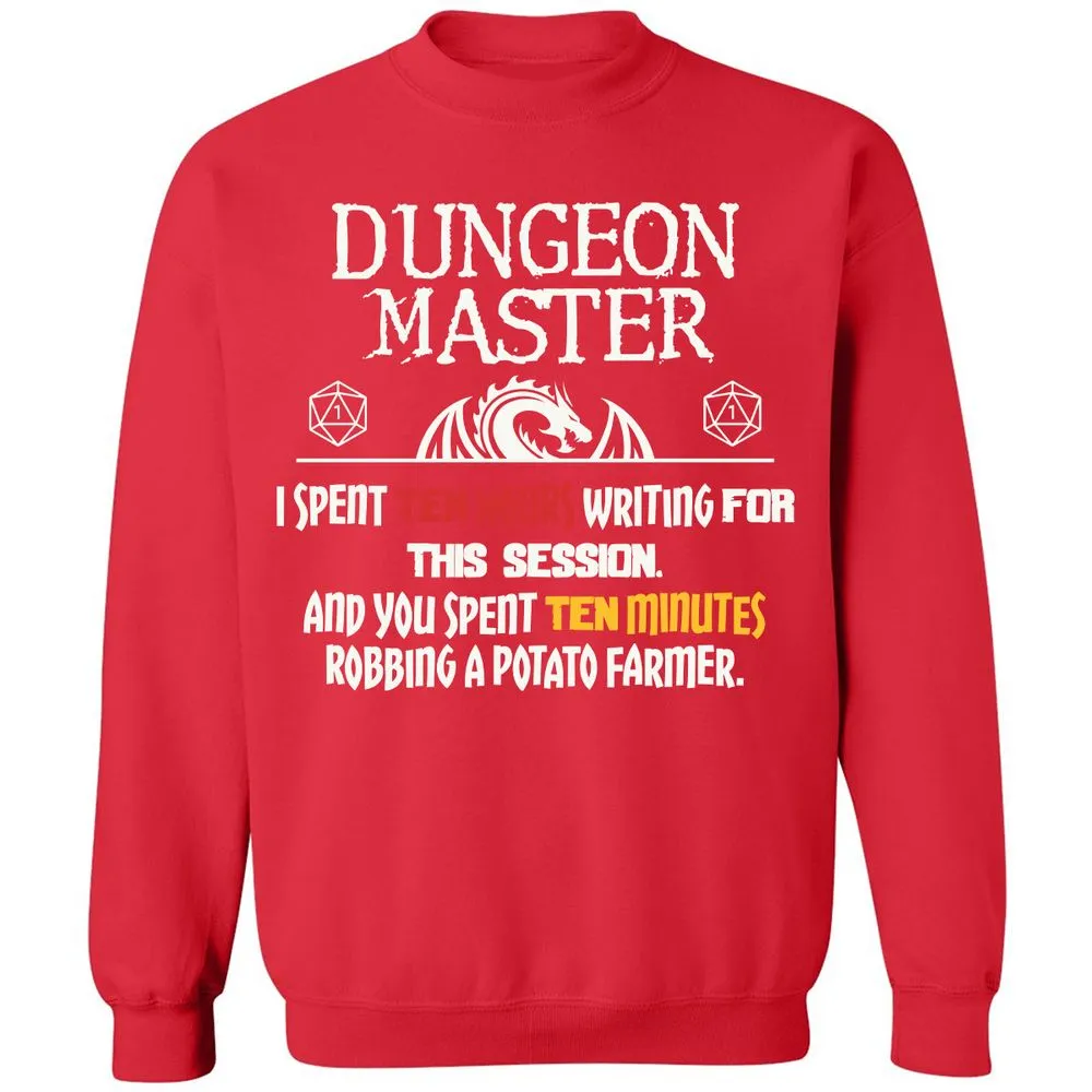 Dungeon Master Chaos Meme Classic Unisex Sweatshirt - Red - 5