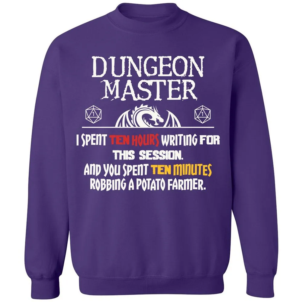Dungeon Master Chaos Meme Classic Unisex Sweatshirt - Purple - 6