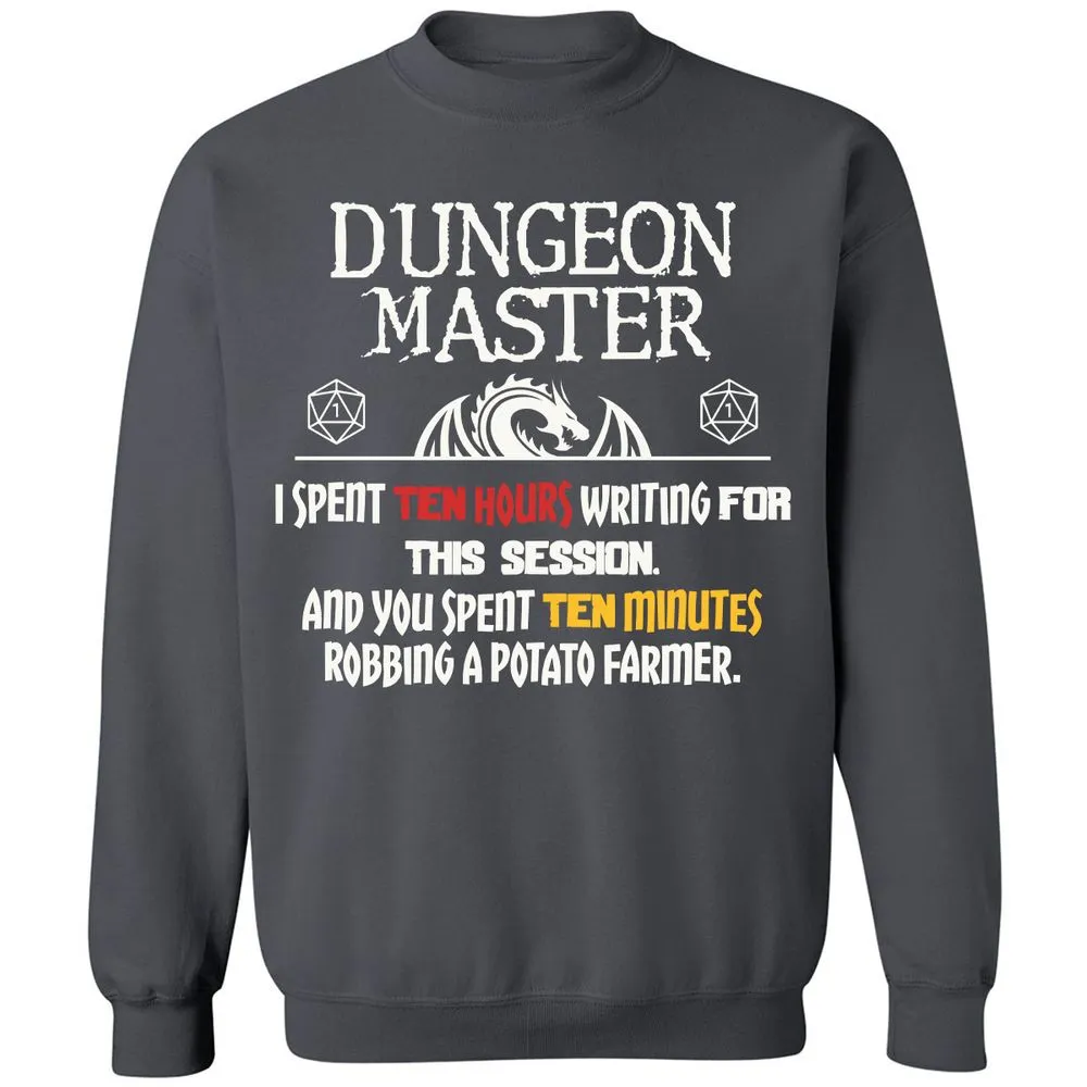 Dungeon Master Chaos Meme Classic Unisex Sweatshirt - Charcoal - 7