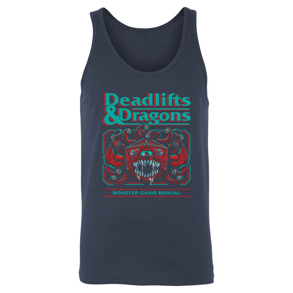 Deadlifts & Dragons Beholder - Navy - 2