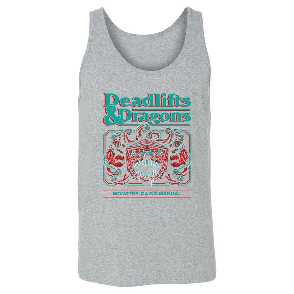 Deadlifts & Dragons Beholder - Athletic Heather - 4