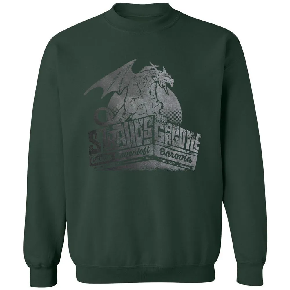 Strahd’s Gargoyle Classic Unisex Sweatshirt - Forest Green - 4