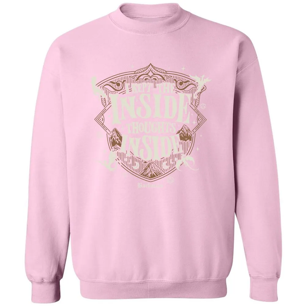 Barbarian I Kept The Inside Thoughts Inside - Light Pink - 3