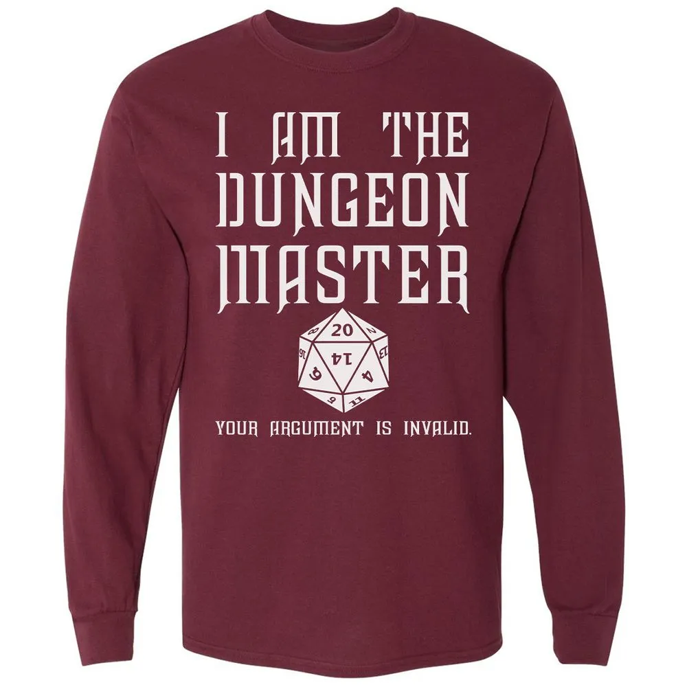 I Am The Dungeon Master - Maroon - 11