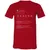 Virgo Stats Unisex V-Neck T-Shirt - Red - 3