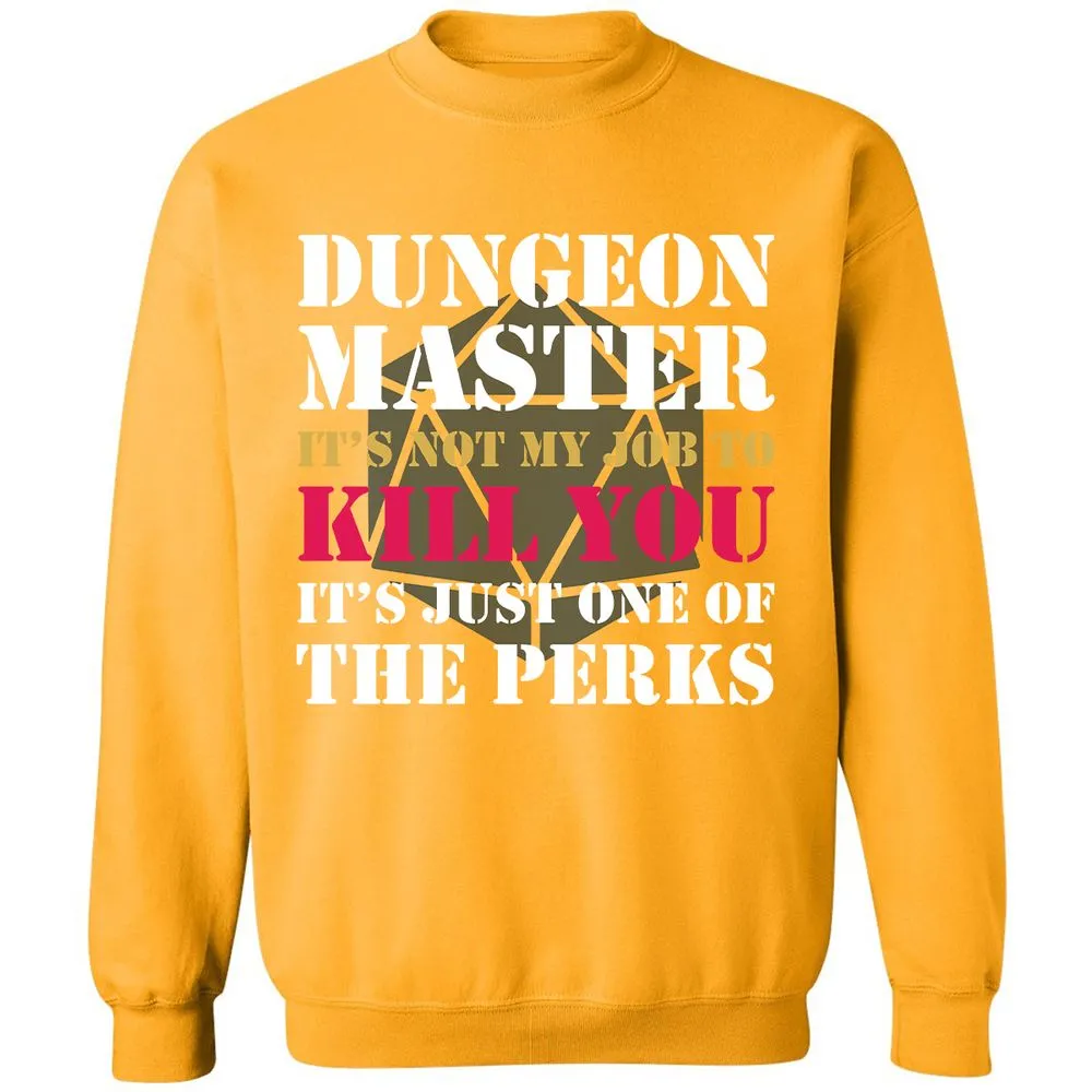 DUNGEON MASTER NOT MY JOB Classic Unisex Sweatshirt - Gold - 11