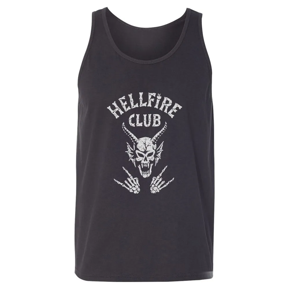 Hellfire Club Unisex Jersey Tank - Dark Grey - 7