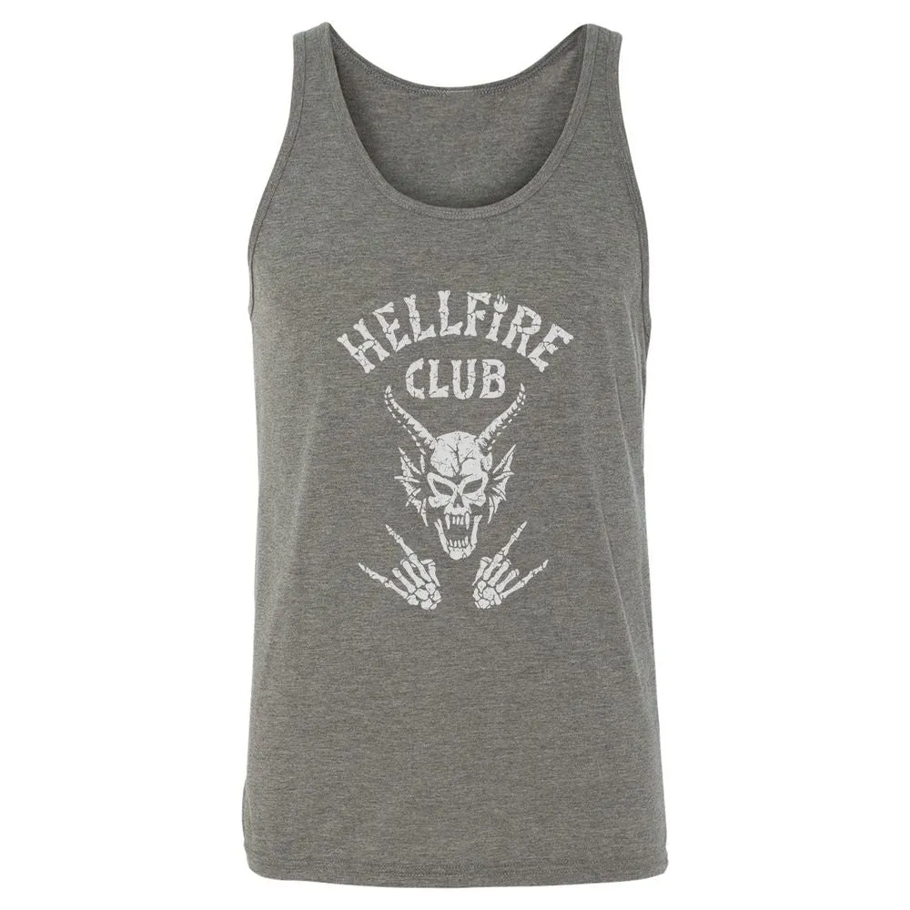 Hellfire Club Unisex Jersey Tank - Grey Triblend - 8
