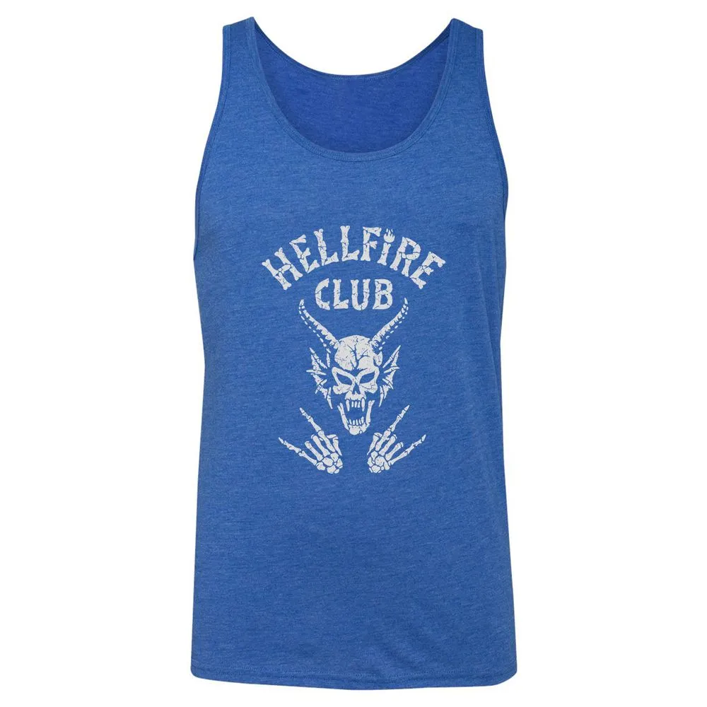 Hellfire Club Unisex Jersey Tank - True Royal Triblend - 12