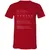 Antisocial Stats Unisex V-Neck T-Shirt - Red - 3
