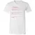 Antisocial Stats Unisex V-Neck T-Shirt - White - 5
