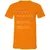 Antisocial Stats Unisex V-Neck T-Shirt - Orange - 11