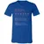 Antisocial Stats Unisex V-Neck T-Shirt - True Royal - 4